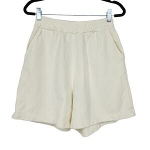 Revolve SIXTHREESEVEN Cotton High Rise The Sweat Short In Butter Size XXS